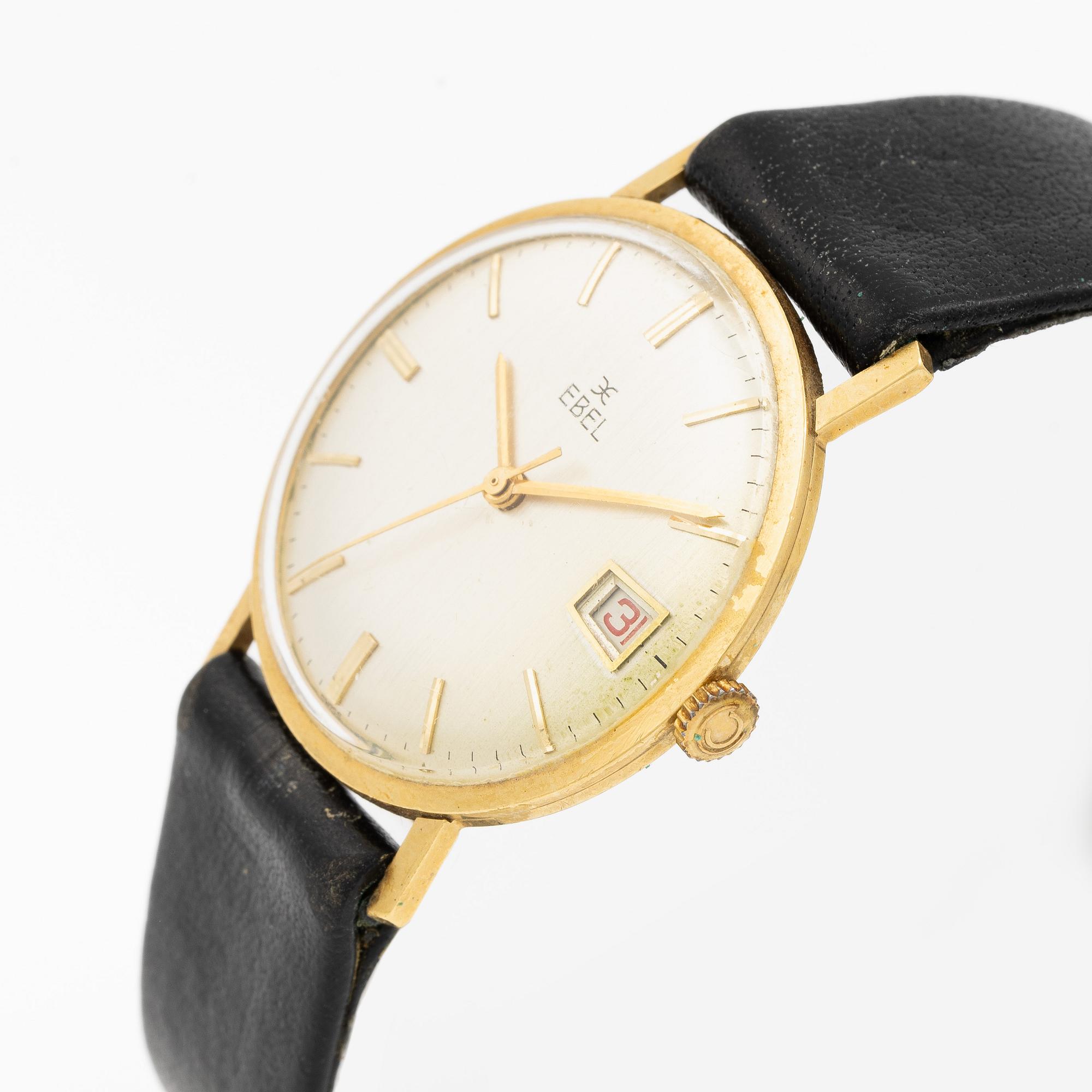 Ebel, wristwatch, 33 mm, 18K gold.