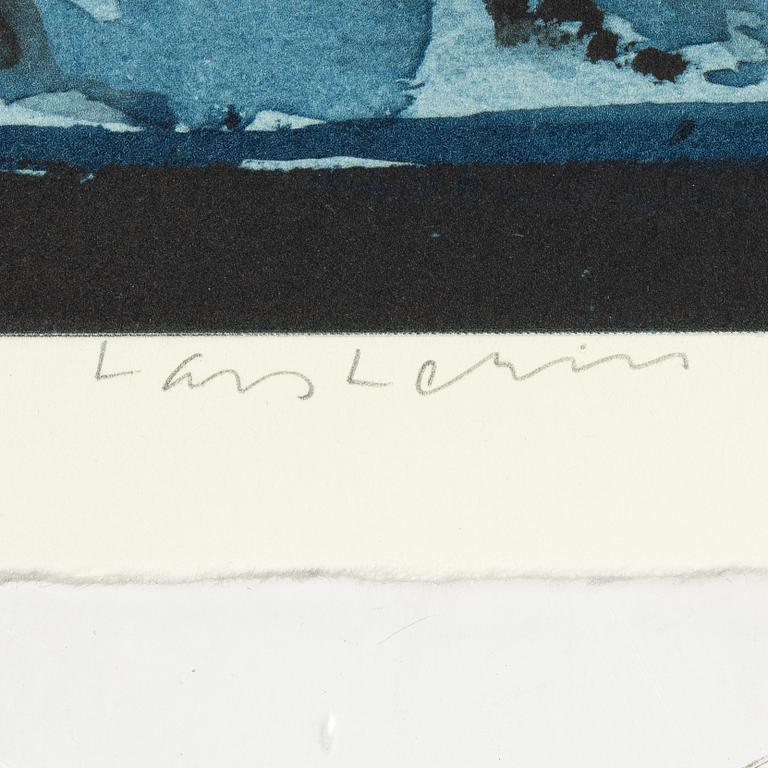 Lars Lerin, "Between the Houses".