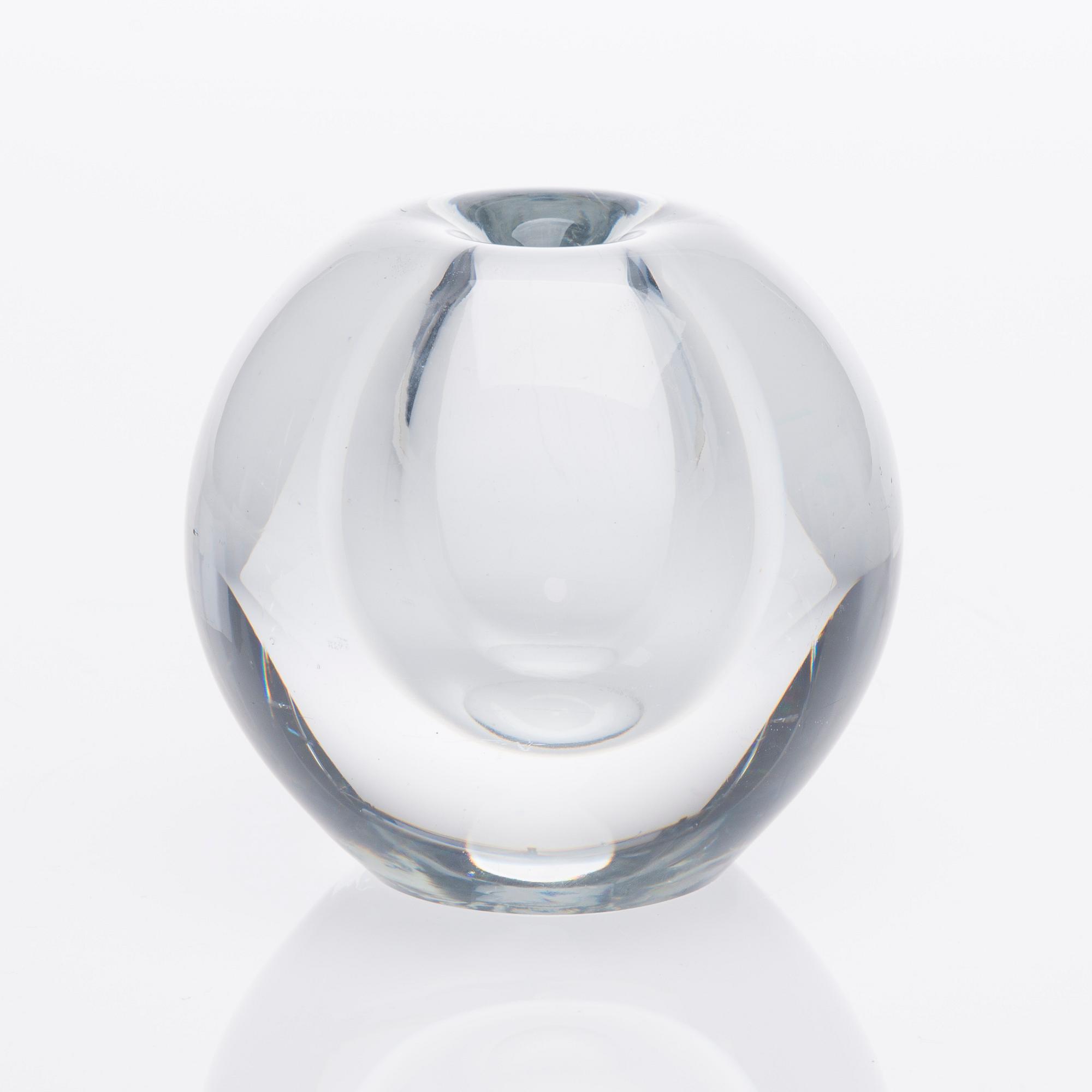 GLASSKULPTUR, signerad Timo Sarpaneva Iittala -54.