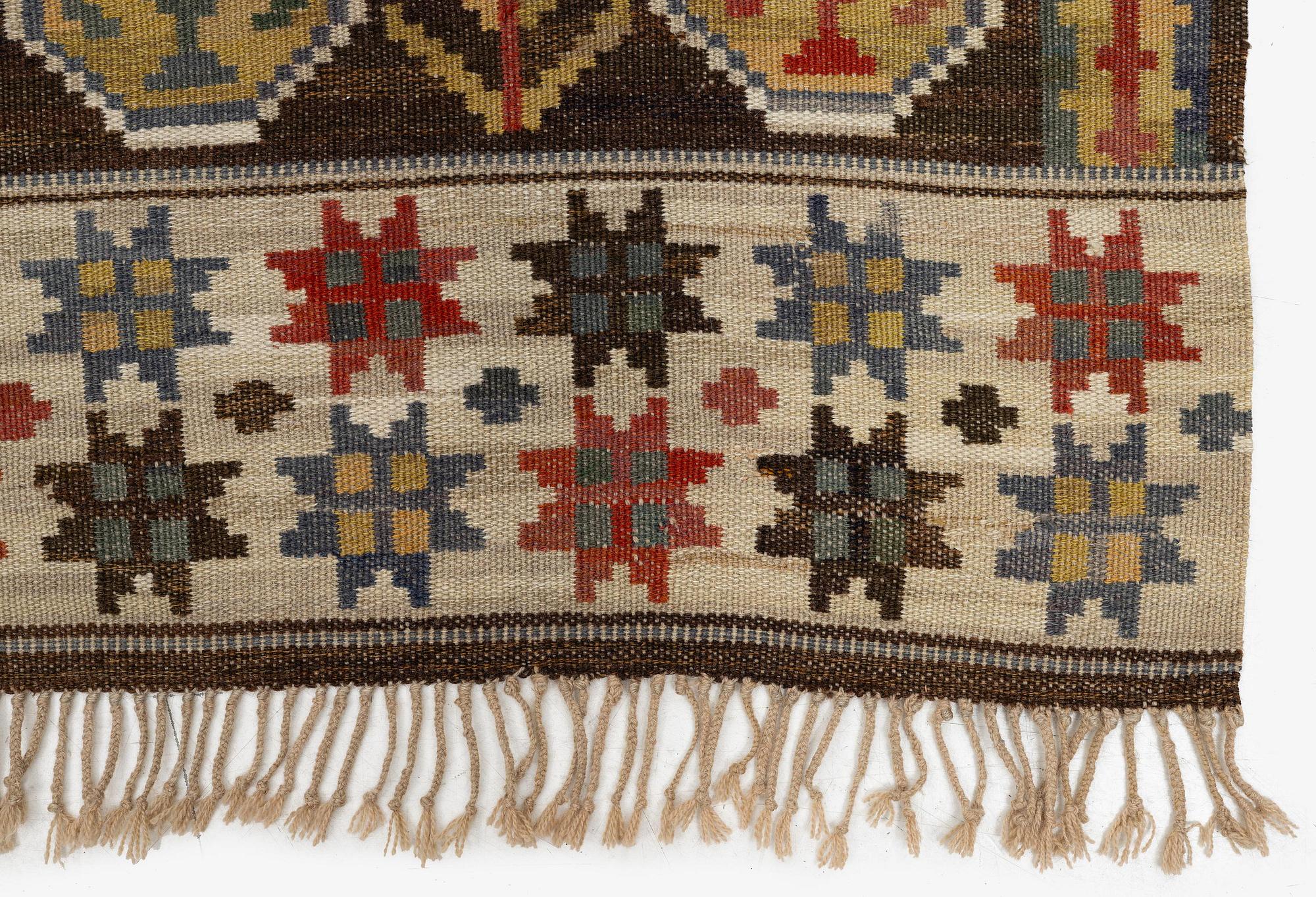 Märta Måås-Fjetterström, draperi, "Lammet", rölakan, ca 269 x 147 cm, signerad MMF.