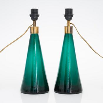 Gunnel Nyman, a pair of mid-20th century table lamps for Idman. Designed 1948.