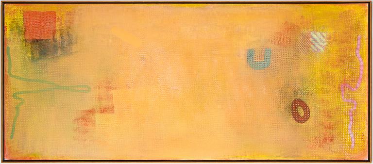 Robert Natkin, oil on canvas, staped and numbered verso.