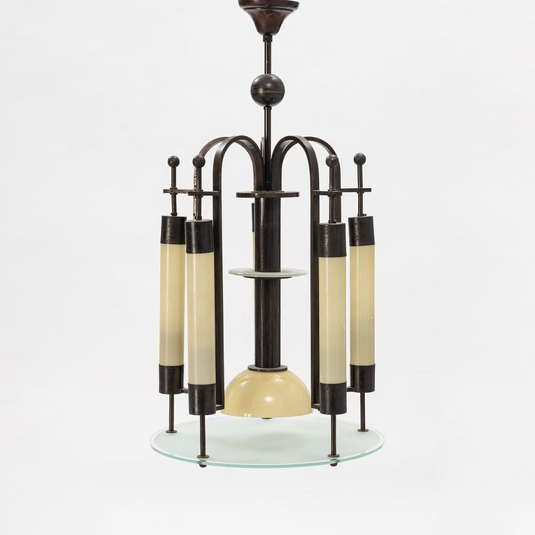 A ceiling light, 1930's.