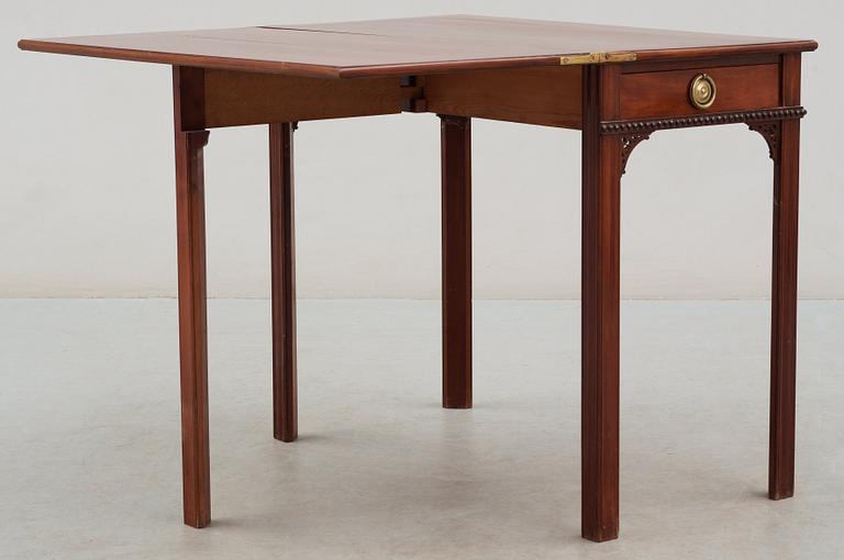 A late Gustavian late 18th century card table.