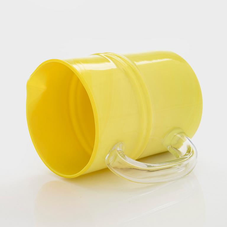 Timo Sarpaneva, a set of nine 'Ripple' drinking glasses and a pitcher, models 2424 and 2054, for Iittala.