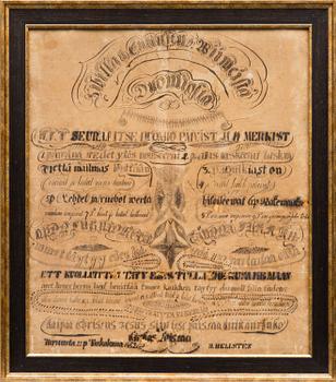 POSTER, 1800s.