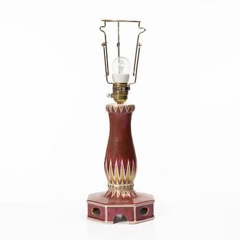 Wilhelm Kåge, Table lamp, Gustavsberg, 1928.