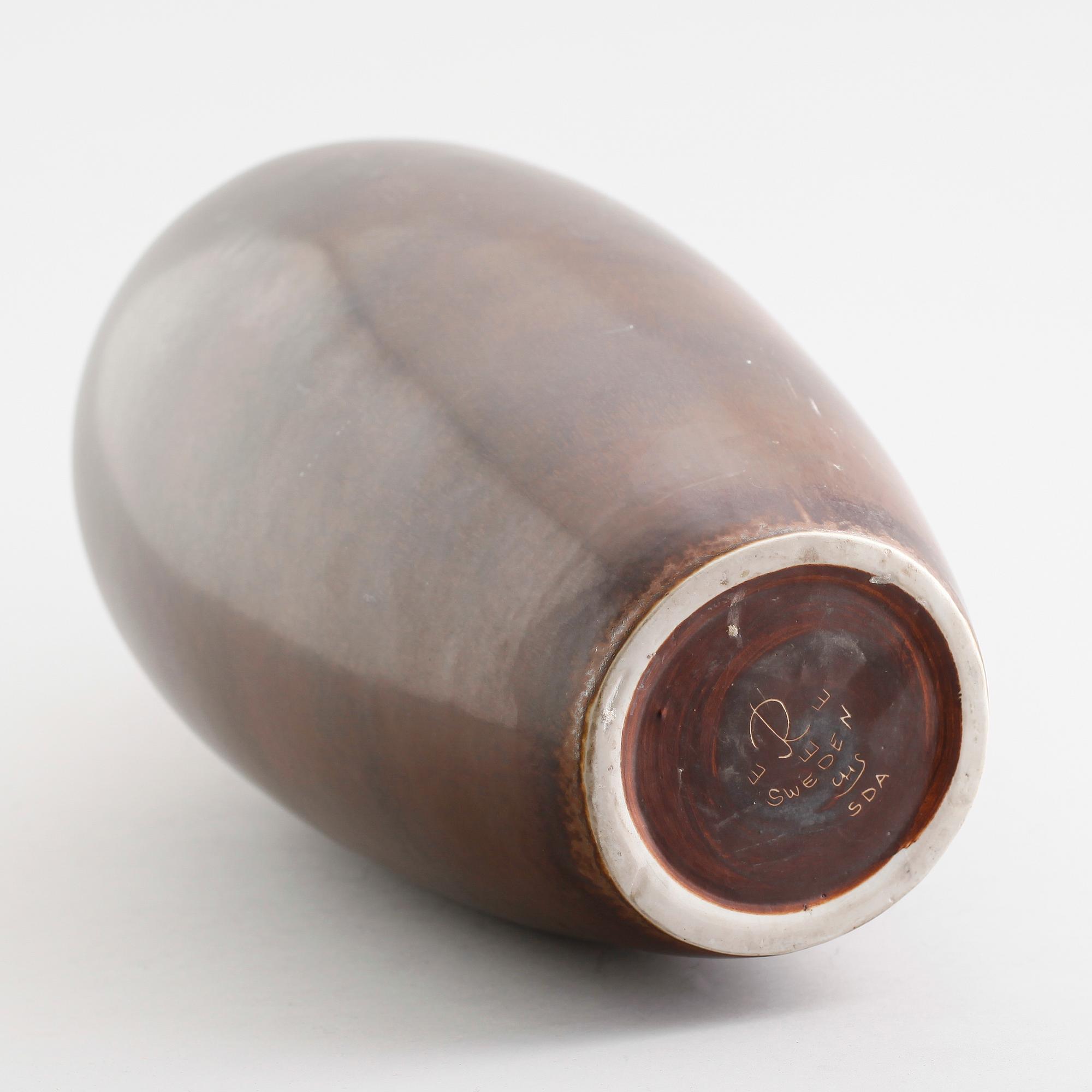 GOLVVAS, stengods, Carl Harry Stålhane, Rörstrand.