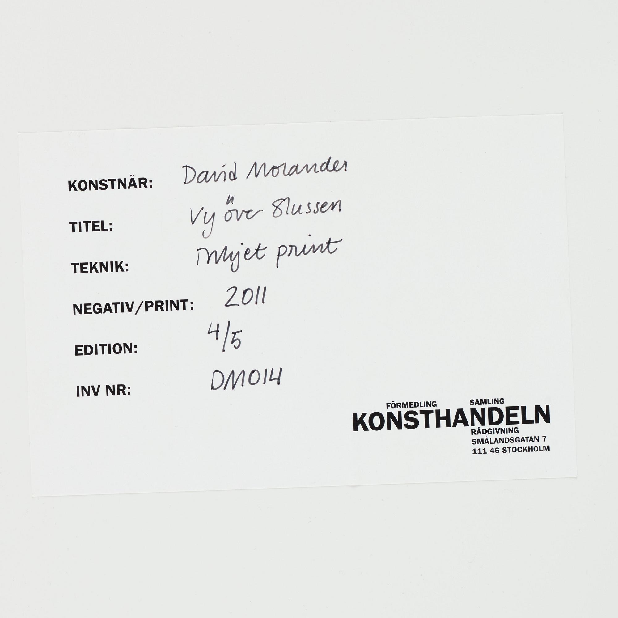 David Molander, "Detalj från Slussen", 2010.