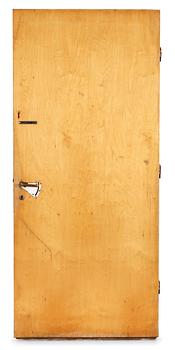 577. An Alvar Aalto borch plywood door, specifically for a patient's room of the Paimio Sanatorium, Finland ca 1932.