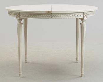 MATSALSGRUPP, 7 delar, gustaviansk stil, 1900-talets mitt.