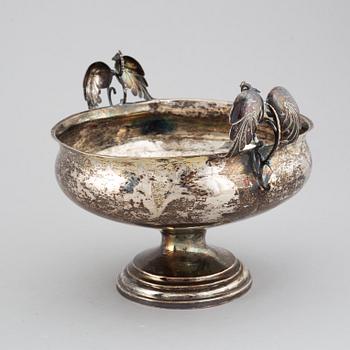 Lars Löfgren, Brännsvinsskål, silver, Hudiksvall (1797-1853).