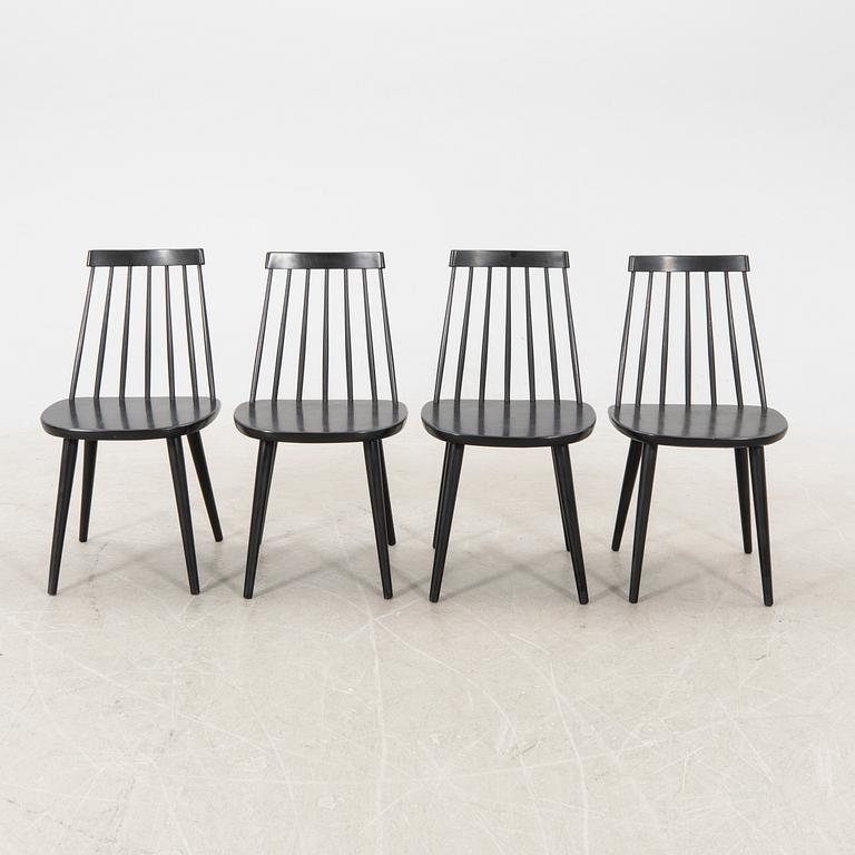 Yngve Ekström, set of 4 "Pinocchio" chairs, late 20th century.