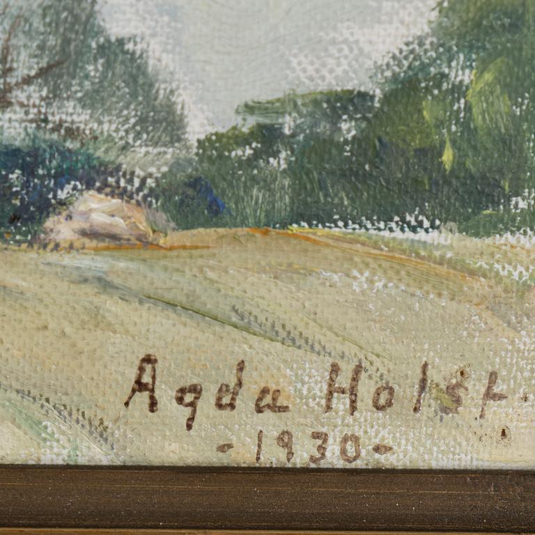 AGDA HOLST, olja på duk, signerad Agda Holst och daterad 1930.