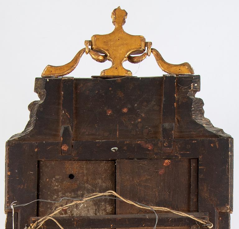 A Gustavian mirror, 1770's.