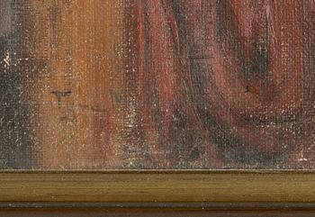 Tyra Malmström, oil on canvas laid on board, signed.