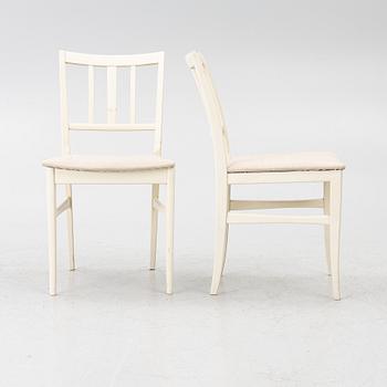 Carl Malmsten, Dining set, “Talavid”, dining table and 6 chairs, Waggeryds Möbelfabrik AB.