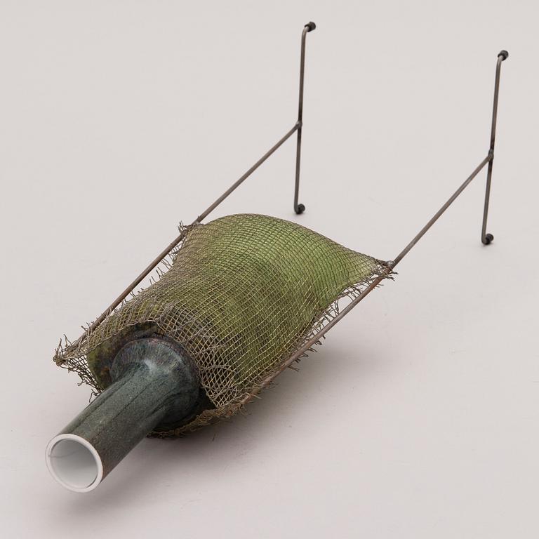 MARKKU SALO, skulptur, signerad Markku Salo, Nuutajärvi Notsjö 1991.