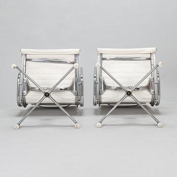 Charles & Ray Eames, kontorsstolar, ett par, 938-138, Herman Miller, 1900-talets andra hälft.