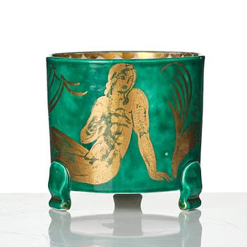 Wilhelm Kåge, outer casing, 2 pieces and bowls, 3 pieces, stoneware, Gustavsberg, most dated 1927-29.
