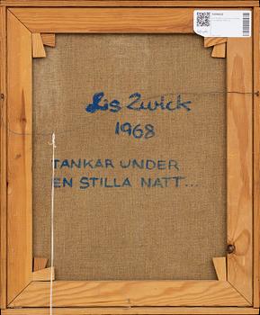 LIS ZWICK, olja på duk signerad och daterad 1968.
