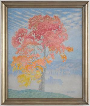 Bror Lindh, Autumn trees.