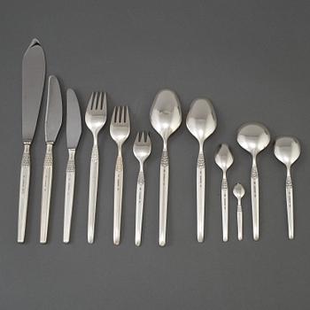 A set of 104 "Cheri" cutlery pieces in EPNS by Frigast Denmark.