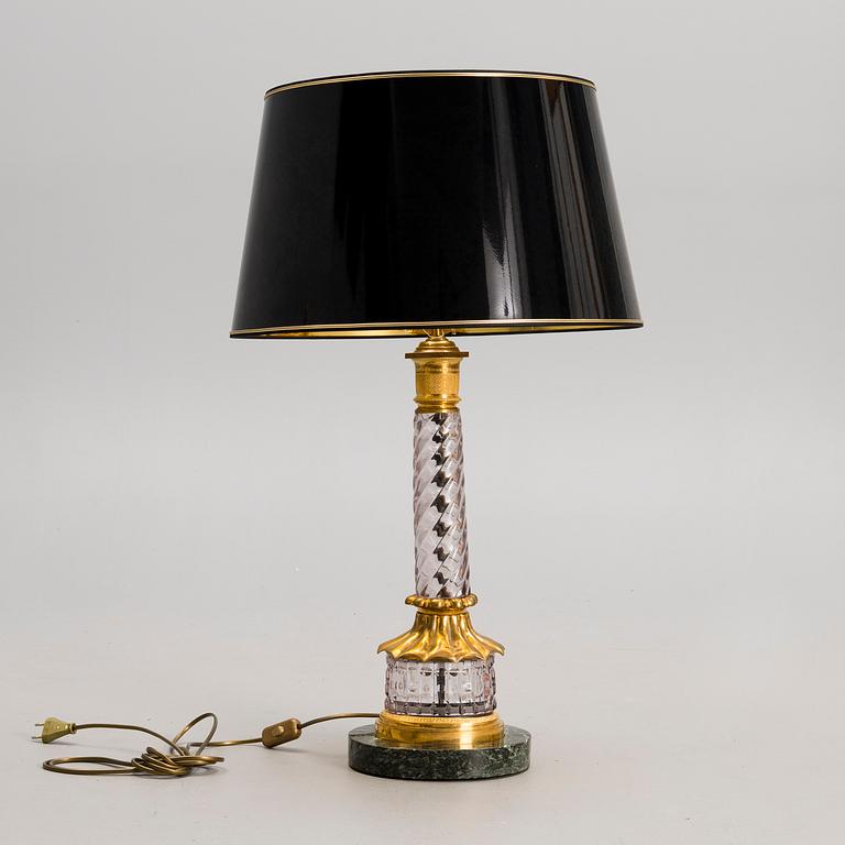 A RUSSIAN TABLE LAMP, Empire, first half of the 19th century.