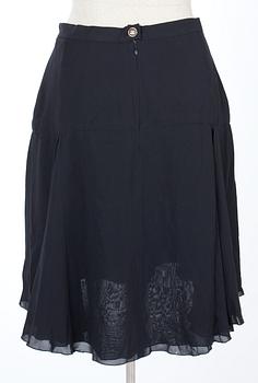 A Chanel silkchiffon skirt.