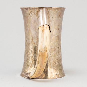 A silver jug made by Axel Bergman, Stockholm in 1904.