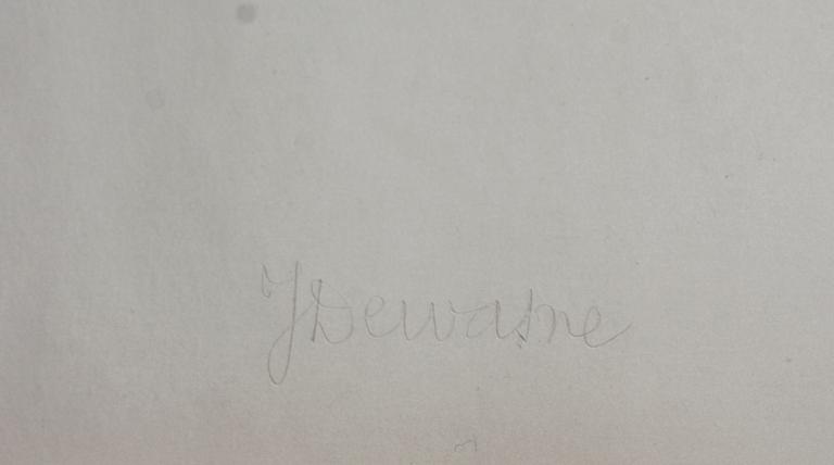 JEAN DEWASNE, seriegrafi på metall, sign o numr 131/150.