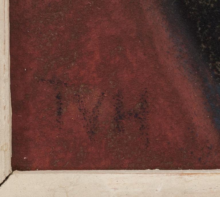 TORA VEGA HOLMSTRÖM, pastell, monogramsignerad.