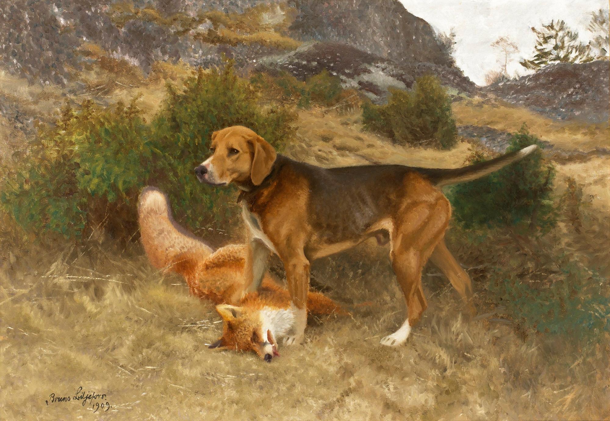 Bruno Liljefors, "Kling".