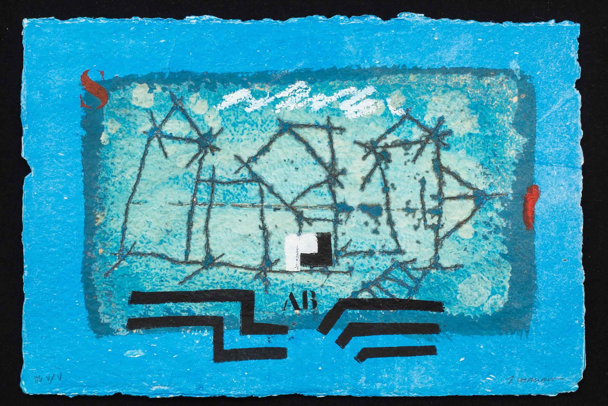 JAMES COIGNARD, carborundumgravyr, signerad och numrerad HC.