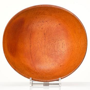 Finn Juhl, a teak bowl, Kay Bojesen, Denmark 1950s.