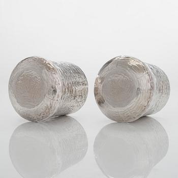 Tapio Wirkkala, a sterling silver pitcher with eight beakers, Hämeenlinna Finland 1973-1978.