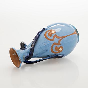 Alfred William Finch, maljakko, keramiikkaa, Iris noin 1900.