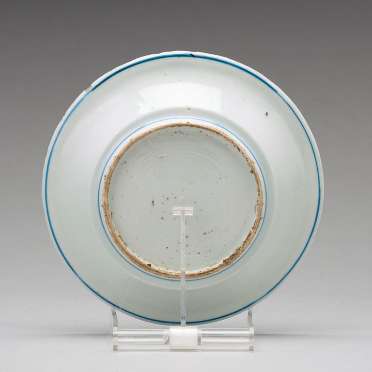 A set of five blue and white dishes, Ming dynasty, Tianqi/Chongzhen, 17th Century.