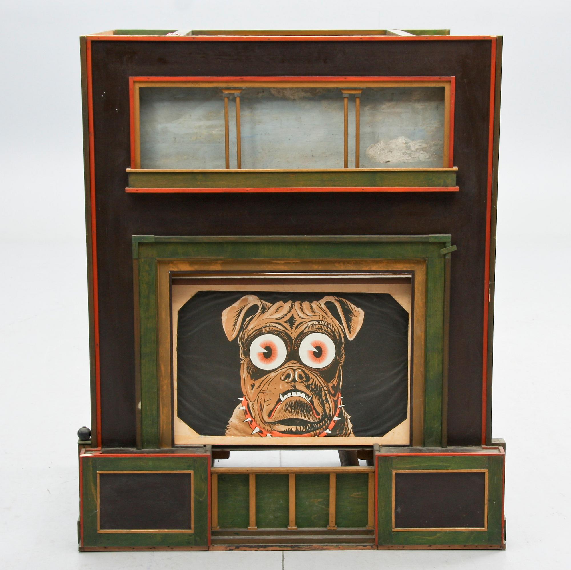 DOCKTEATER med FIGURER samt SCENOGRAFIER, troligen Danmark, 1900-tal.