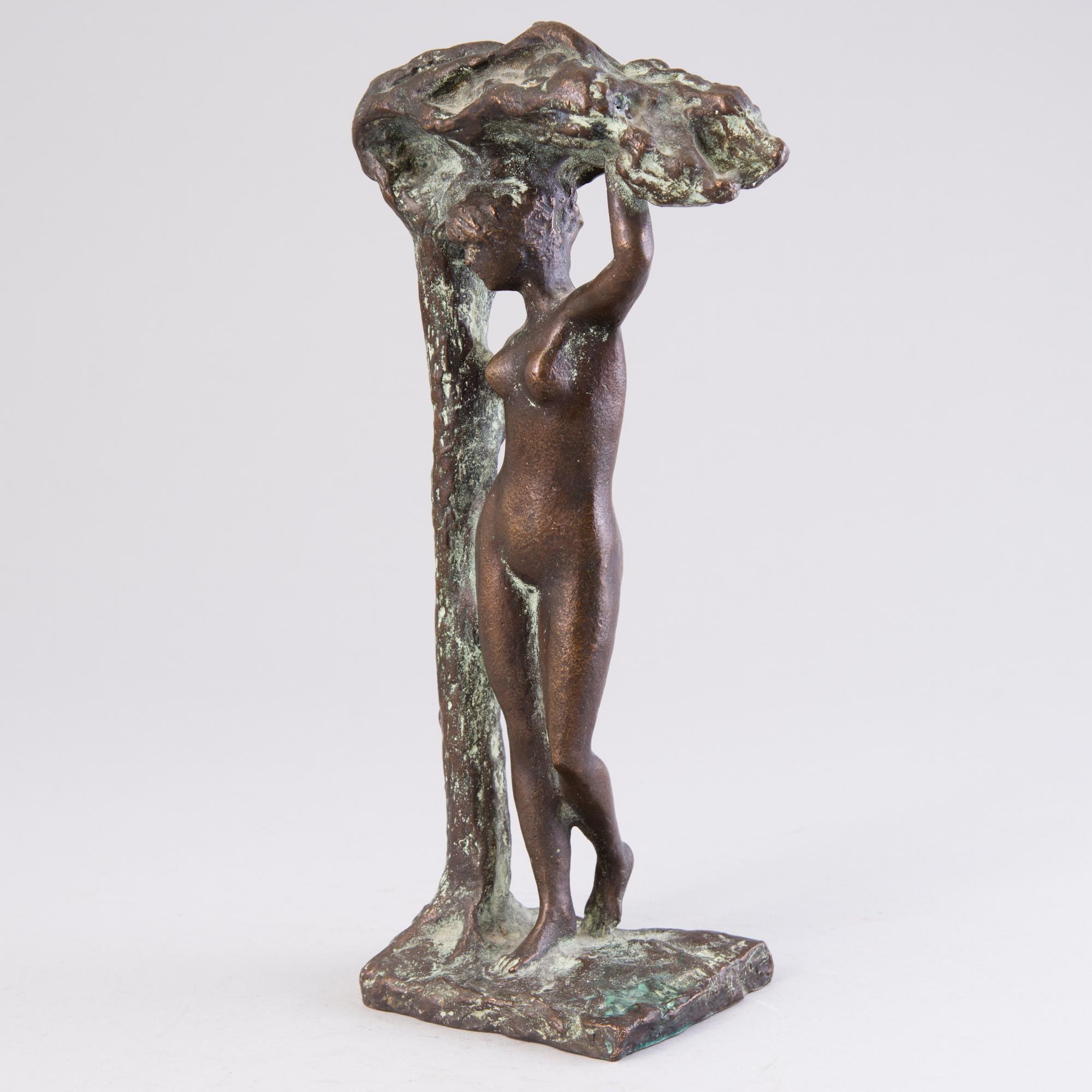 MATTI HAUPT, bronze, signed.