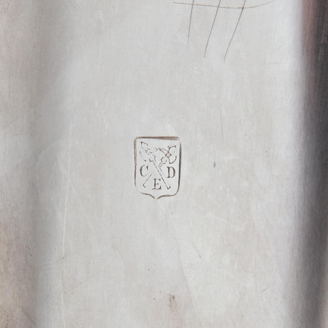 Jardinière, 1920s, silver plate.