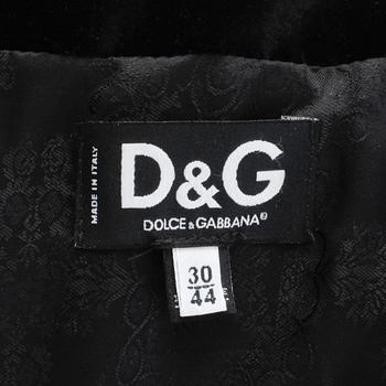 DOLCE GABBANA, jacka. Storlek 30/44.