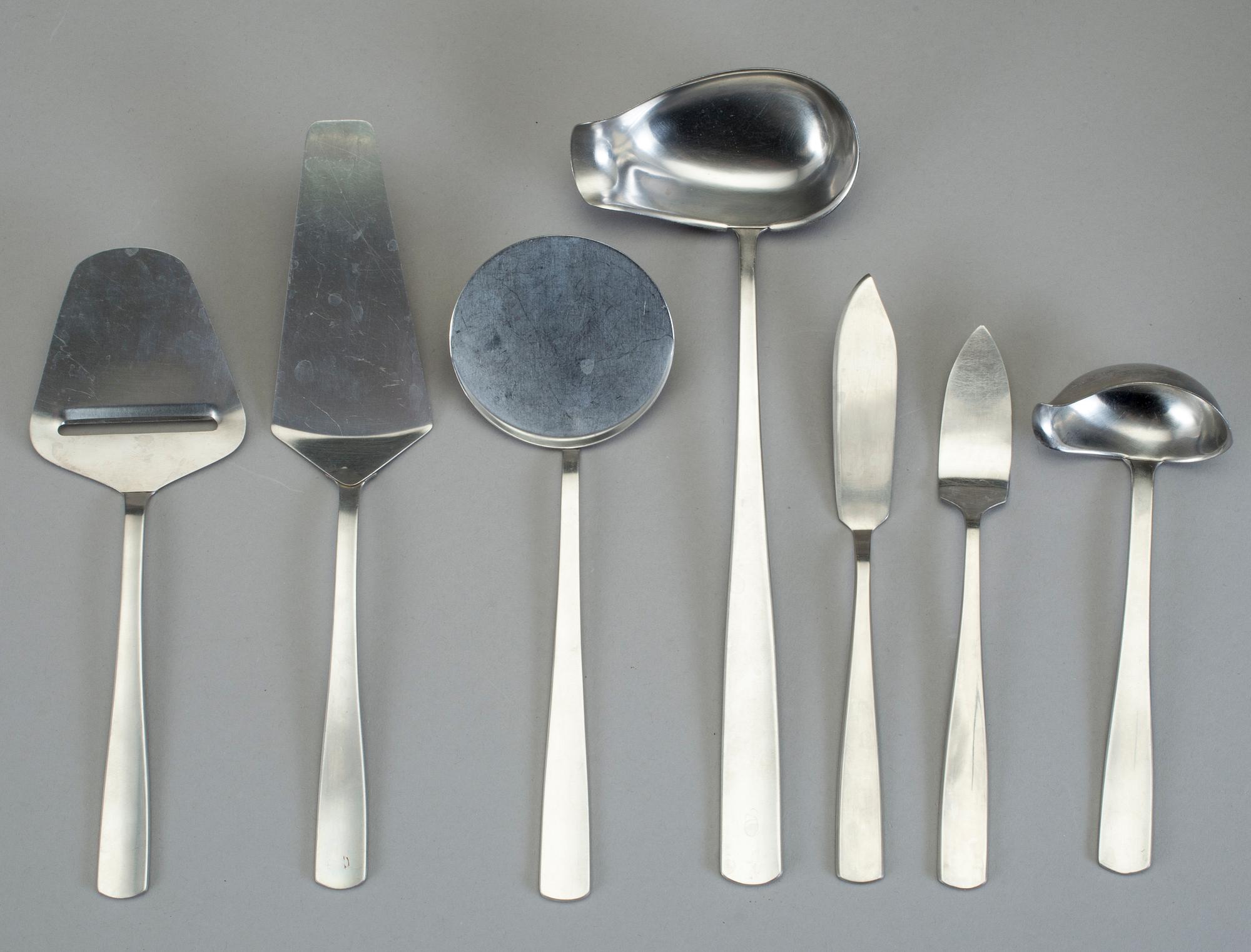 BESTICKUPPSÄTTNING, ca 304 delar, "Facette", Folke Ahrström,  AB Gense, Eskislstuna, 1940-tal.