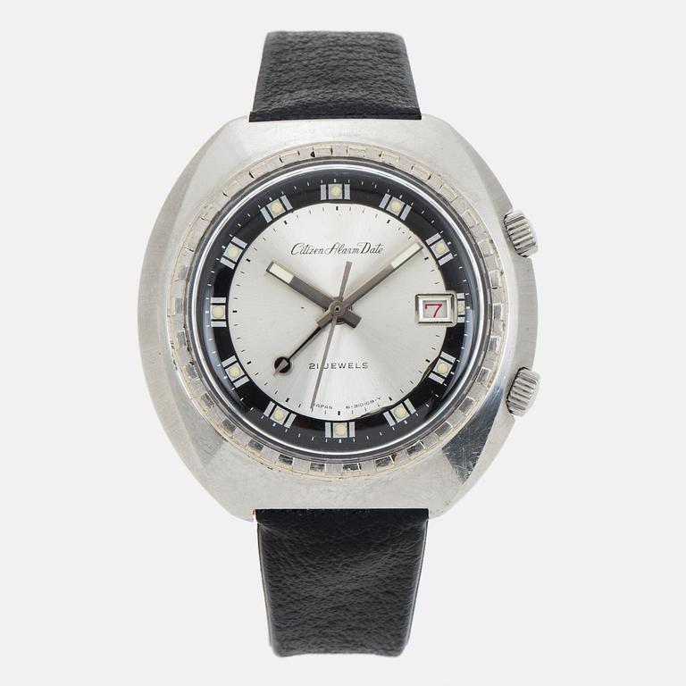 CITIZEN, Alarm Date, wristwatch, 42 x 41 (42) mm.