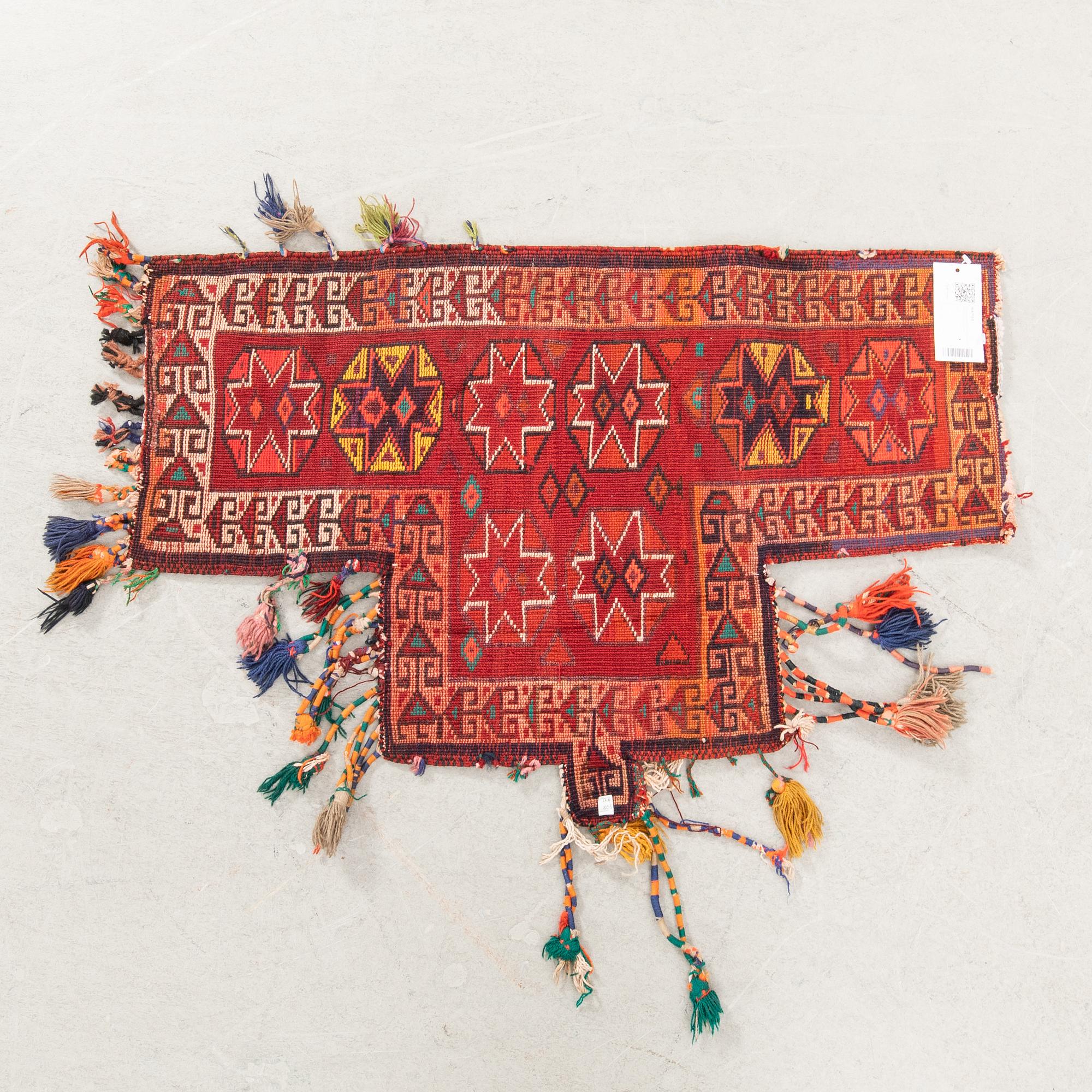 Saddle bag Bachtiari semi-antique approx. 58x89 cm (without tassels).