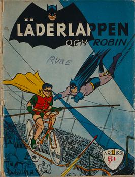 SERIETIDNING, Läderlappen Nr 1, 1951.