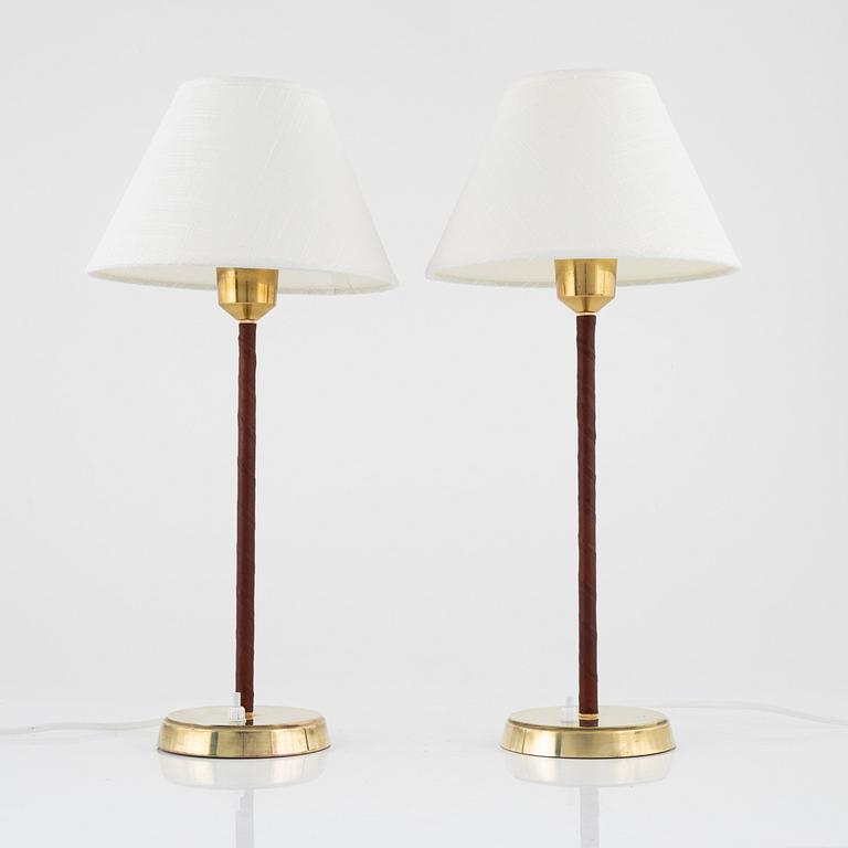 A pair of table lights, Falkenbergs Belysning, second part of the 20th Century.