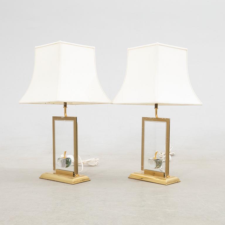 Table lamps, a pair, Norco, late 20th century.