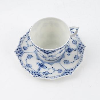 13 pieces "Musselmalet", porcelain, Royal Copenhagen, Denmark.