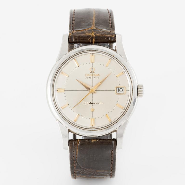 Omega, Constellation, "Pie-Pan", wristwatch, 34 mm.